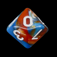TDSO Duel Red & Teal D10 Dice