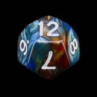 TDSO Duel Red & Teal D12 Dice