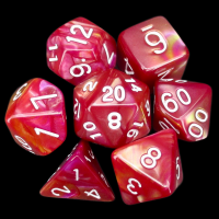 TDSO Duel Rose & Yellow 7 Dice Polyset
