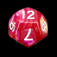 TDSO Duel Rose & Yellow D12 Dice