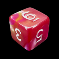 TDSO Duel Rose & Yellow D6 Dice