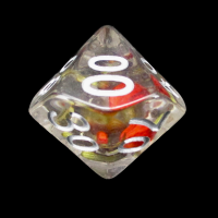 TDSO Encapsulated Flower Lavender & Red Percentile Dice