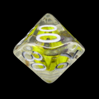 TDSO Encapsulated Flower Lavender & Yellow Percentile Dice