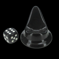 TDSO Gemstone Dice Spinner Black Pottery Stand