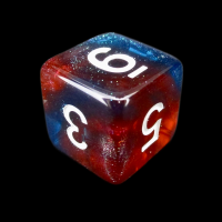 TDSO Photo Reactive Blue & Red D6 Dice