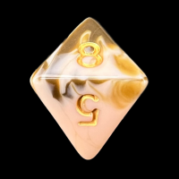 TDSO Duel Raspberry Ripple D4 Dice LIMITED EDITION