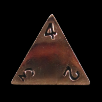 TDSO Metal Polished Copper Finish D4 Dice