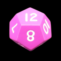 TDSO Metal Spectrum Pink Finish D12 Dice - Discontinued