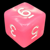 TDSO Moonstone Pink D6 Dice