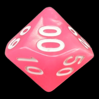 TDSO Moonstone Pink Percentile Dice