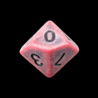 TDSO Opaque Antique Red D10 Dice