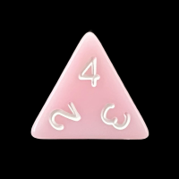 TDSO Opaque Baby Pink D4 Dice