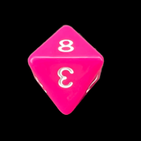 TDSO Opaque Pink D8 Dice