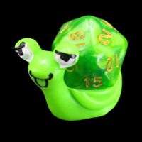 TDSO Snail Dice Stand / Holder Green