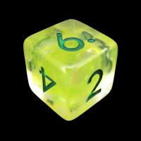 TDSO Yellow Dragon Scale D6 Dice