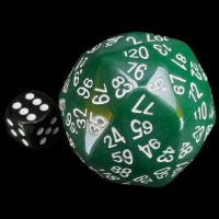 Tessellations Opaque Green D120 Dice