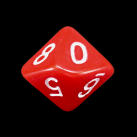 The Dice Lab Opaque Red Skew D10 Dice