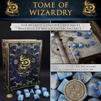 Tome of Wizardry - 10 Dice Set / Coin / Dice Tray