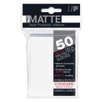 Ultra Pro Matte STANDARD Sized Sleeves x 50 - White