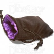 Koplow Velvet Black & Purple LARGE Dice Bag