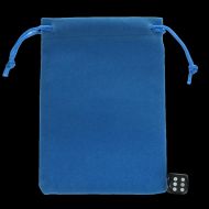 TDSO Small Sky Blue Soft Touch Dice Bag