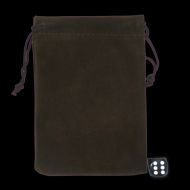 TDSO Small Earth Brown Soft Touch Dice Bag