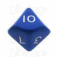 D&G Opaque Blue D10 Dice - Numbered 1-10