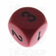 Chessex Opaque Red & Black D3 Dice