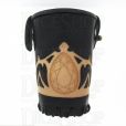 QD Elven Crown Black Leather Dice Cup