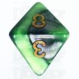 TDSO Duel Blue & Green D8 Dice