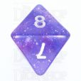 TDSO Galaxy Glitter Blue & Purple D8 Dice