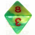 TDSO Duel Green & Yellow With Red D8 Dice - Discontinued