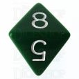 Role 4 Initiative Opaque Green & White D8 Dice