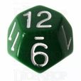 Role 4 Initiative Opaque Green & White D12 Dice