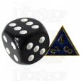 TDSO Metal Fire Forge Gold & Blue MINI 12mm D4 Dice