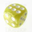 TDSO Pearl Yellow & White 16mm D6 Spot Dice