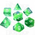 TDSO Layer Transparent Green 7 Dice Polyset
