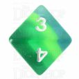 TDSO Layer Transparent Green D8 Dice