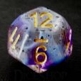 TDSO Particles Swirl Violet Sulfer D12 Dice