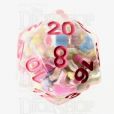TDSO Sprinkles Multi With Pink D20 Dice