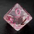 TDSO Confetti Clear & Pink D10 Dice