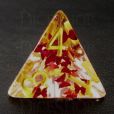 TDSO Confetti Butterfly Red & Yellow D4 Dice
