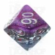 TDSO Confetti Layer Purple & Glitter Percentile Dice