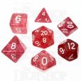TDSO Glitter Red 7 Dice Polyset