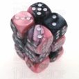 Chessex Gemini Black & Pink 12 x D6 Dice Set