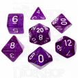 TDSO Glitter Purple 7 Dice Polyset