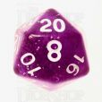 TDSO Glitter Purple D20 Dice