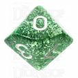 TDSO Glitter Green D10 Dice