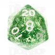 TDSO Glitter Green D20 Dice
