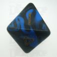 D&G Oblivion Blue & Black D8 Dice